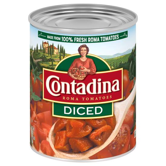 Contadina Sea Salt Diced Roma Style Tomatoes