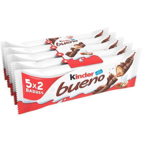 Gaufrettes enrobées de chocolat x5 KINDER BUENO 215g