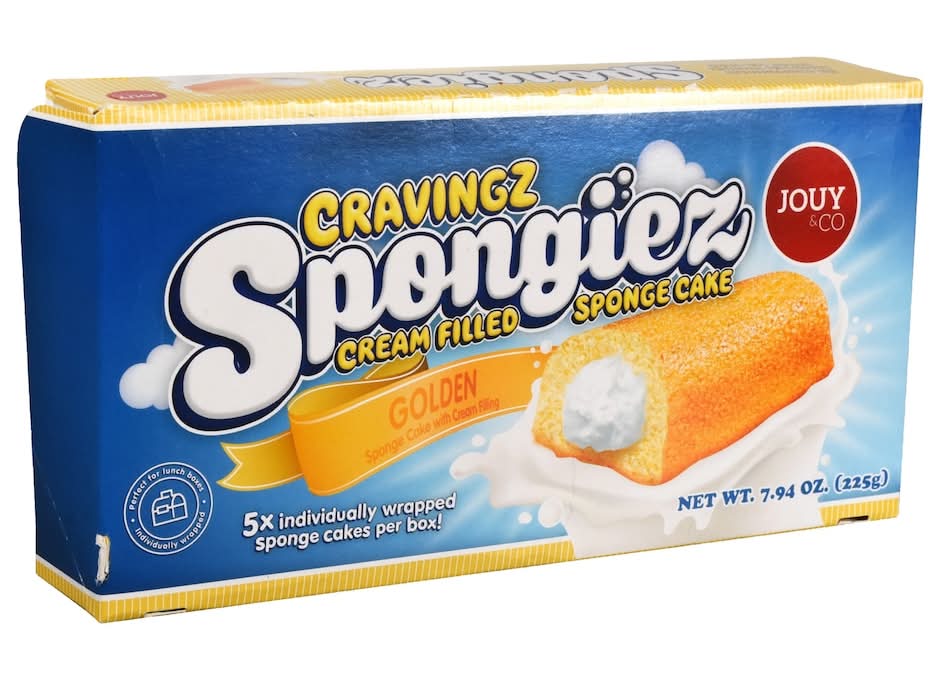 Cravingz Spongiez Cream Filled Golden Sponge Cakes (5 x 1.58 oz)