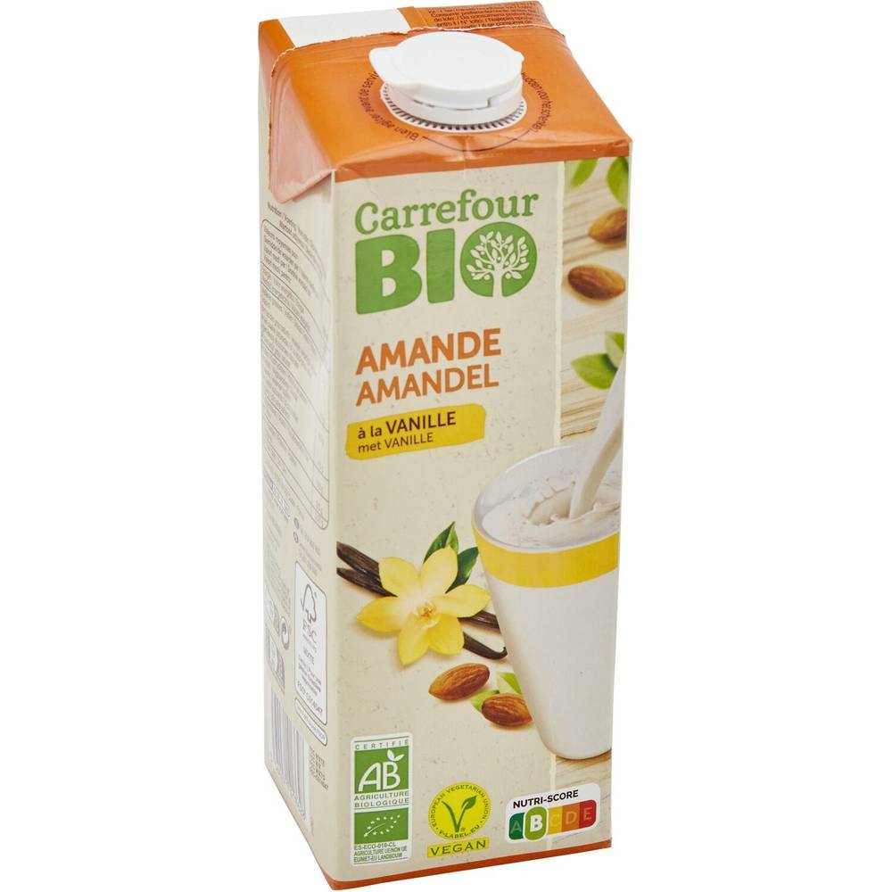 Carrefour Bio - Boisson amande à la vanille (1L)