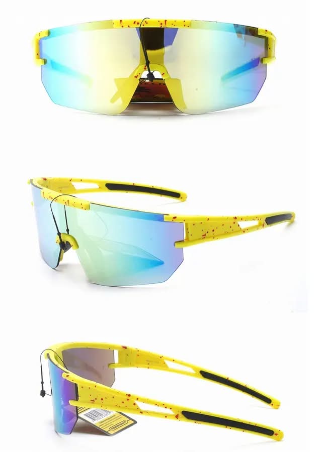 Trader Bo's Sunglasses Speckled Yellow Frame