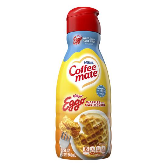 Coffee Mate Liquid Coffee Creamer (waffles with maple syrup)
