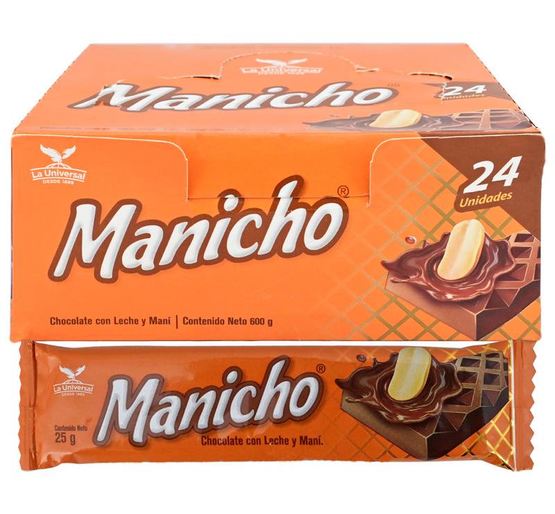 MANICHO CHOCOLATE 25G CAJ*24