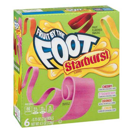 Fruit By the Foot Starbust Flavored Snacks (6 x 0.8 oz)