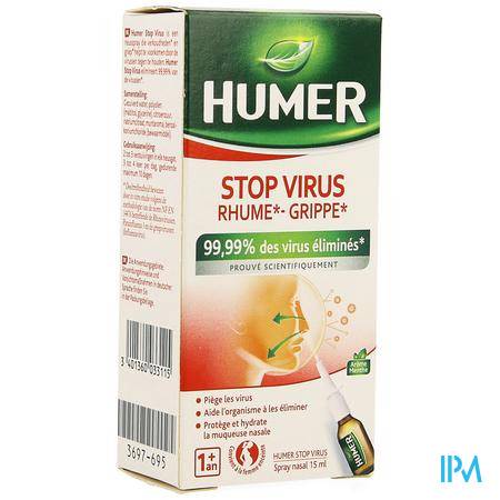 Humer Stop Virus Spray Nasal 15ml Orl - Santé