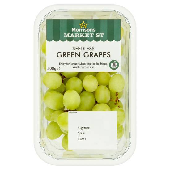 Morrisons Market St Seedless Grapes (green)