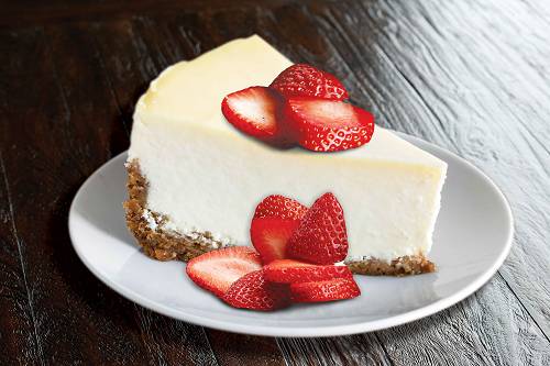 Strawberry-topped Cheesecake