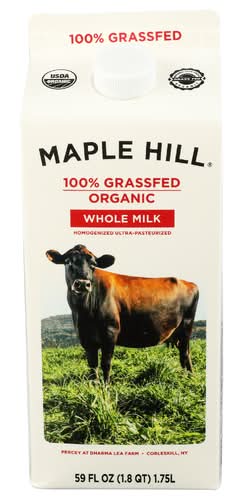 Maple Hill Creamery Organic Grass Fed Whole Milk