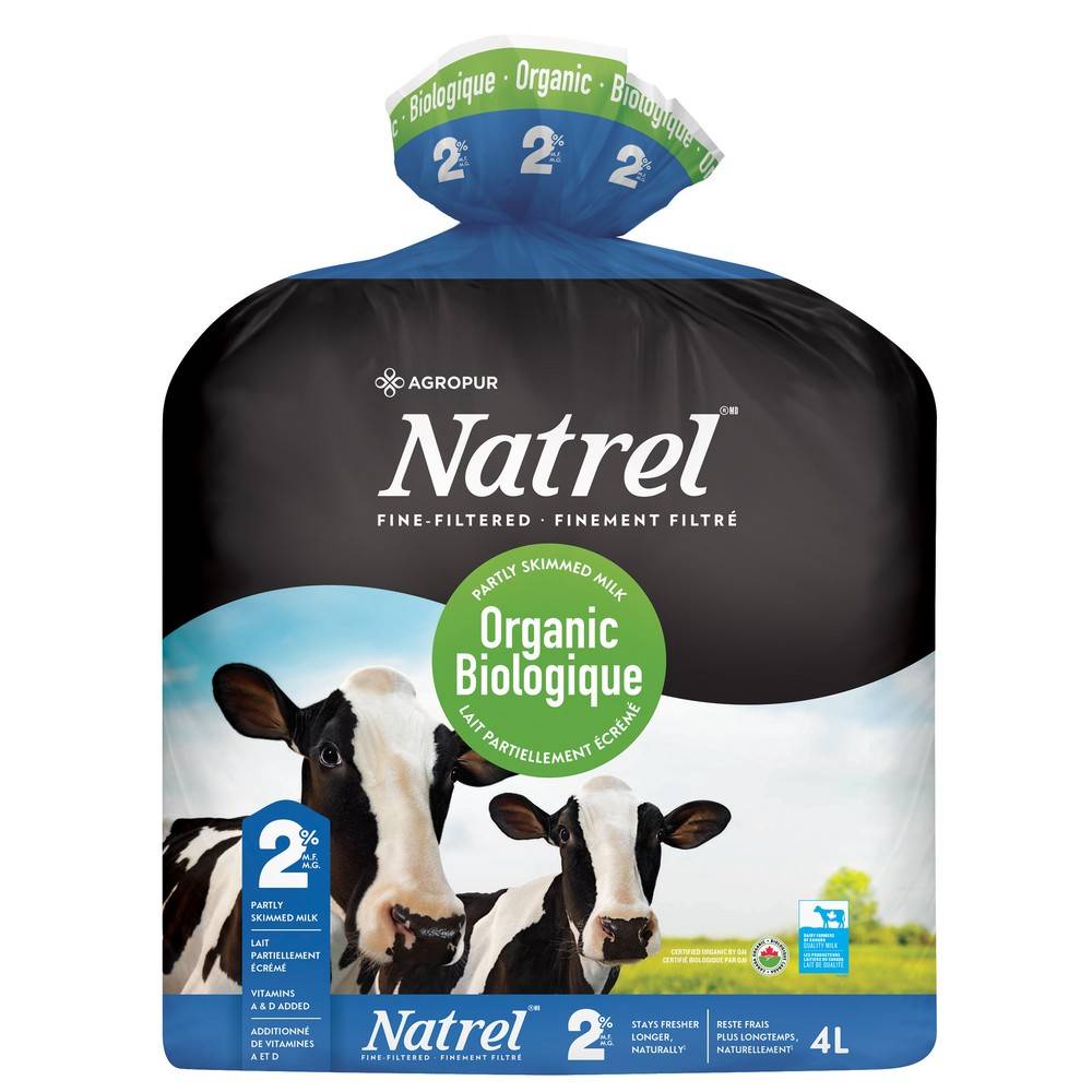 Natrel Organic 2% Partly Skimmed Milk (4 L)