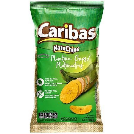 Caribas NatuChips Plantain Chips - 5.3 oz
