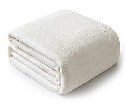 Broyhill Furniture Velvet Plush Blanket (queen/king/white)