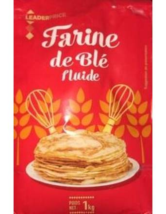 Leader Price - Farine de blé fluide (1kg)