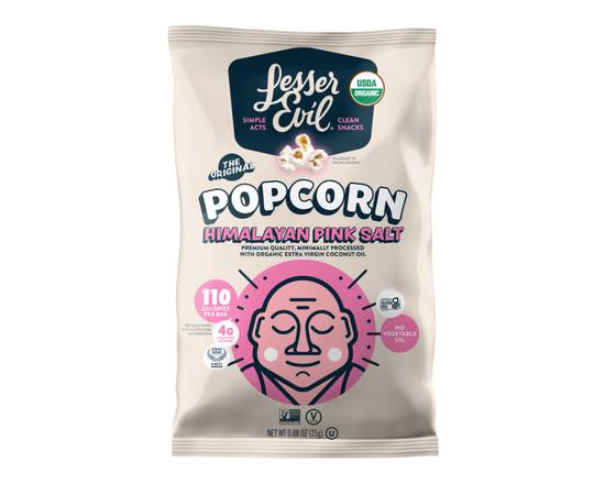 Lesser Evil Popcorn: Himalayan Pink Salt