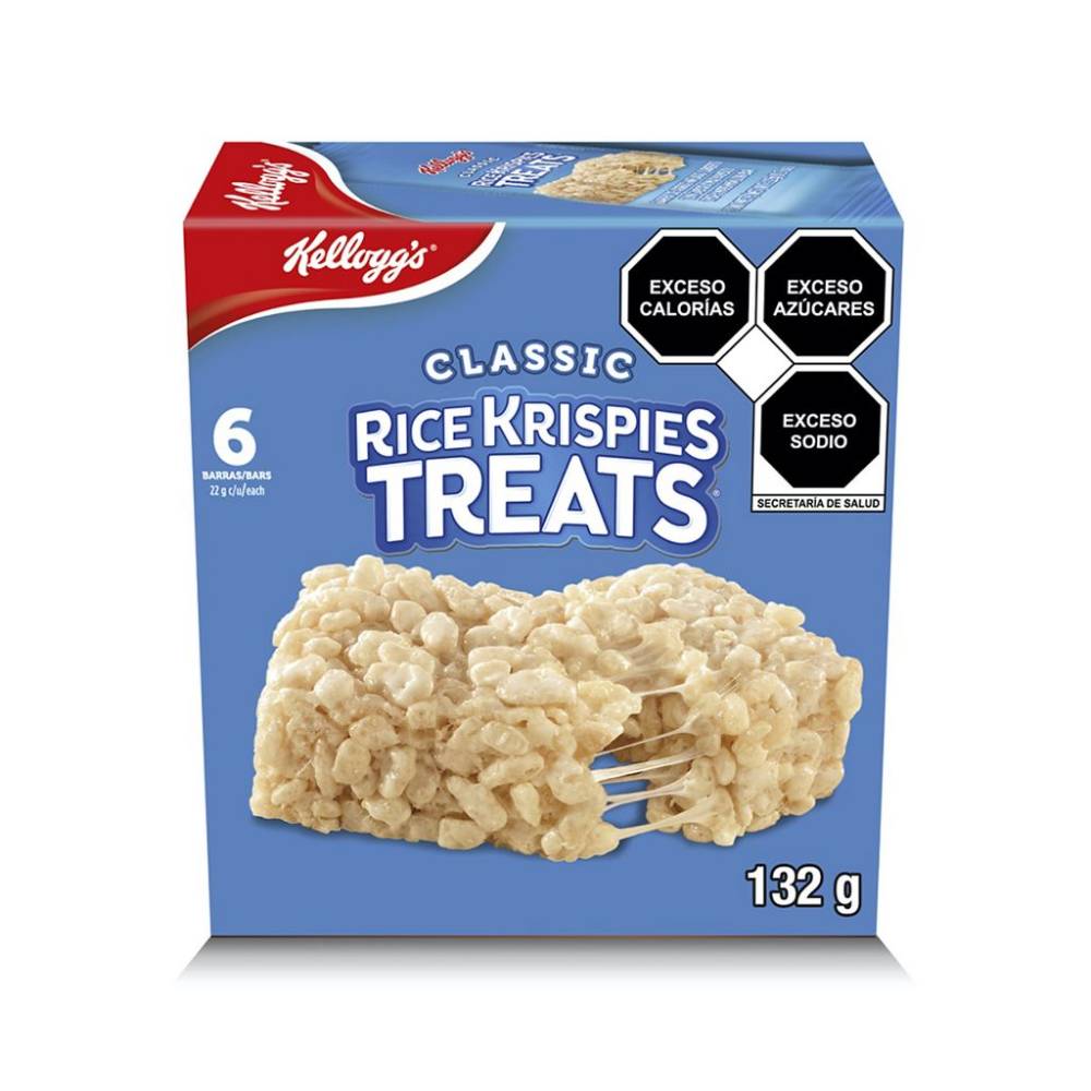 Kellogg's barras de arroz inflado (6 pack, 22 g) (malvavisco)