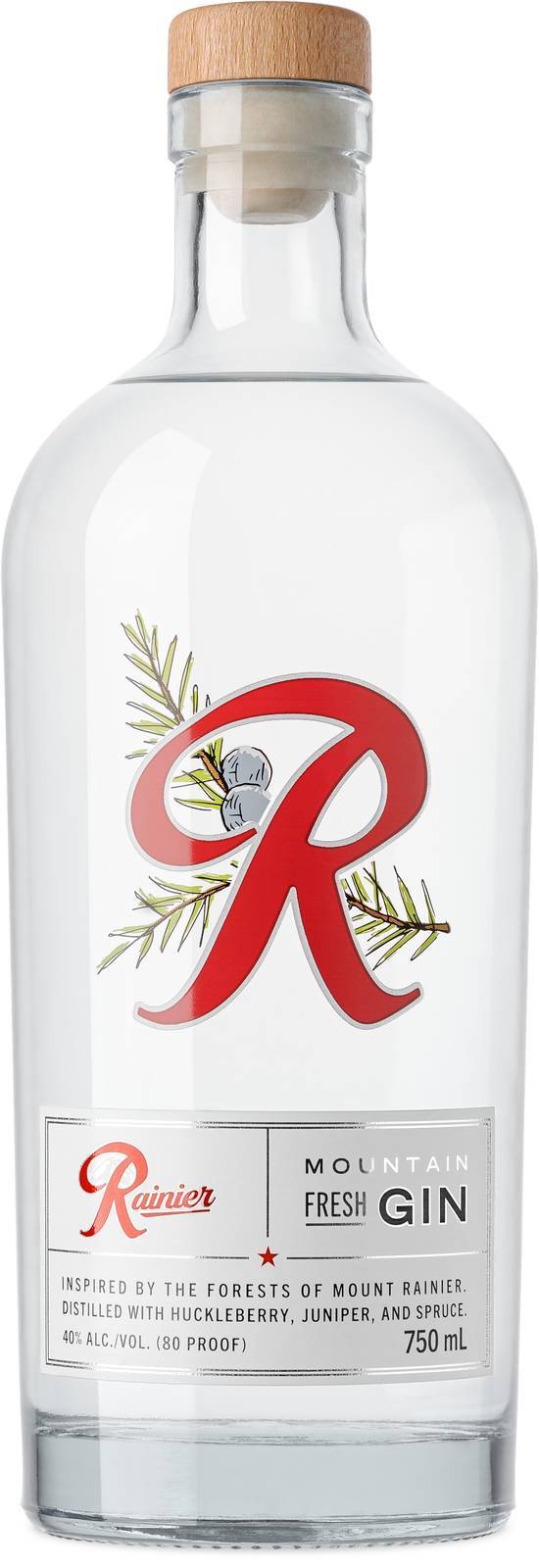 Rainier Mountain Fresh Gin (750 ml)