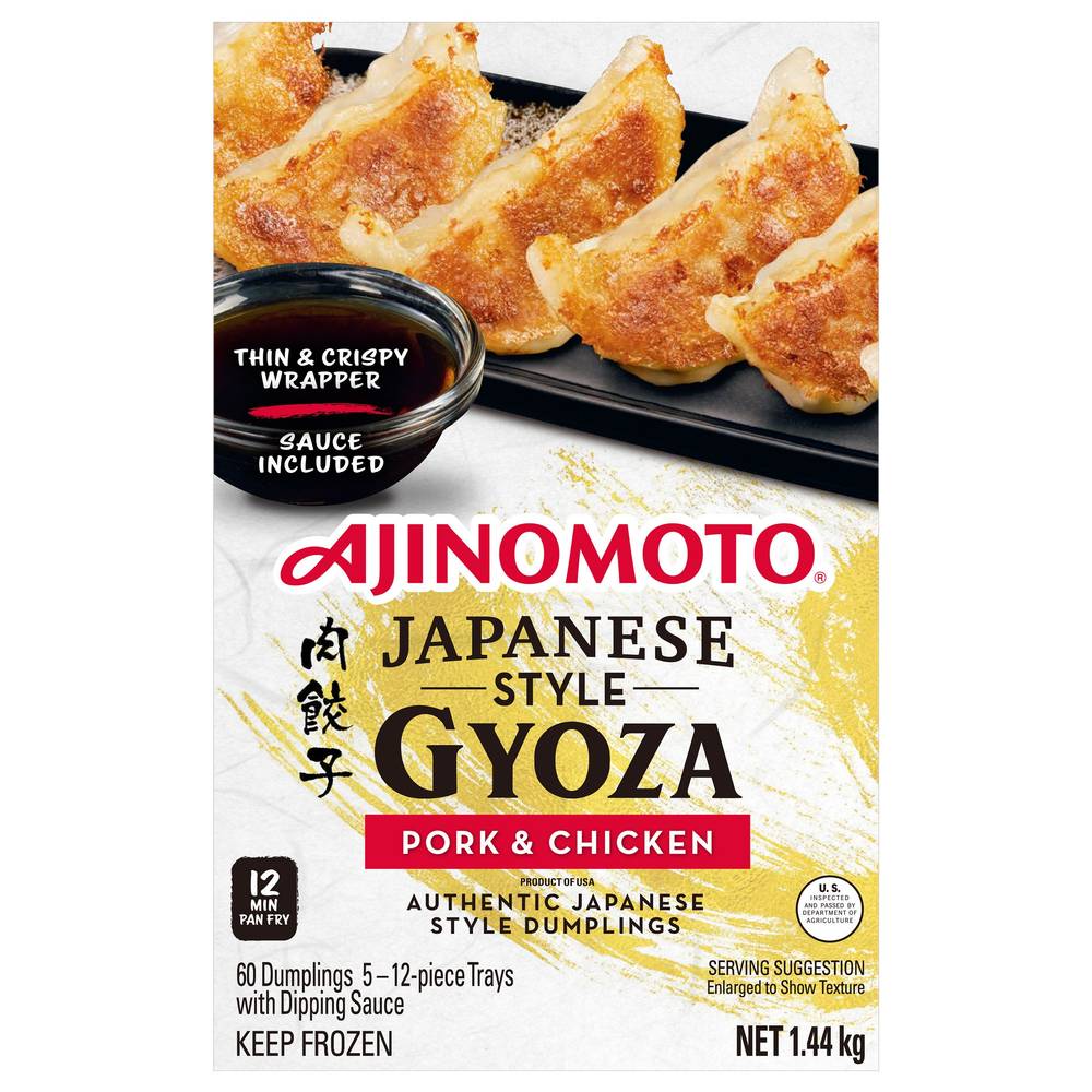 Ajinomoto Pork & Chicken Japanese Style Dumplings, 1.44 Kg