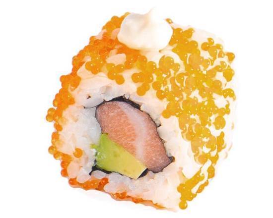 California Roll's saumon avocat mayonnaise tobiko