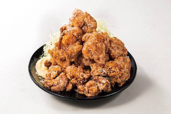 超鬼盛り唐揚げ定食【12個】 Super Demon Size Fried Chicken Rice (12 Pieces)