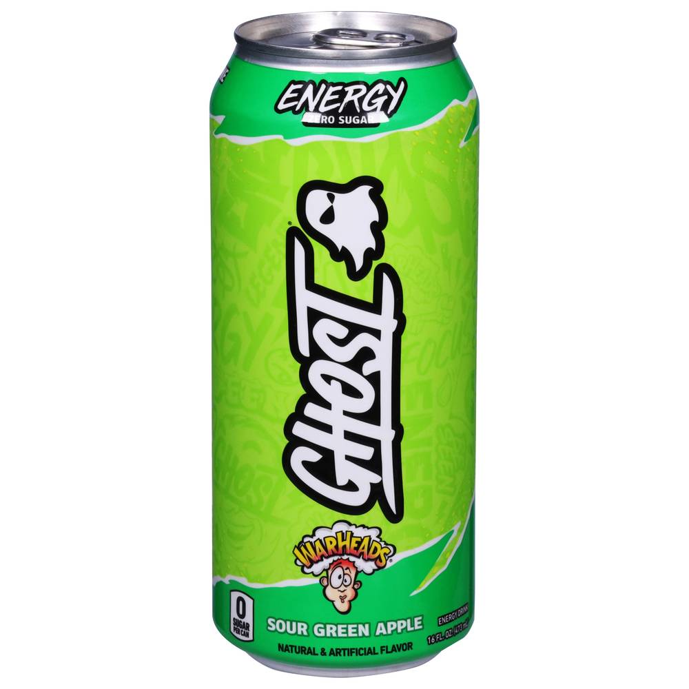 Ghost Energy Drink (16 fl oz) (sour green apple)