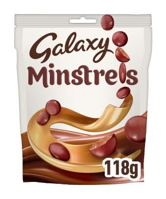 Galaxy Minstrels Milk Chocolate Buttons Pouch (118g)
