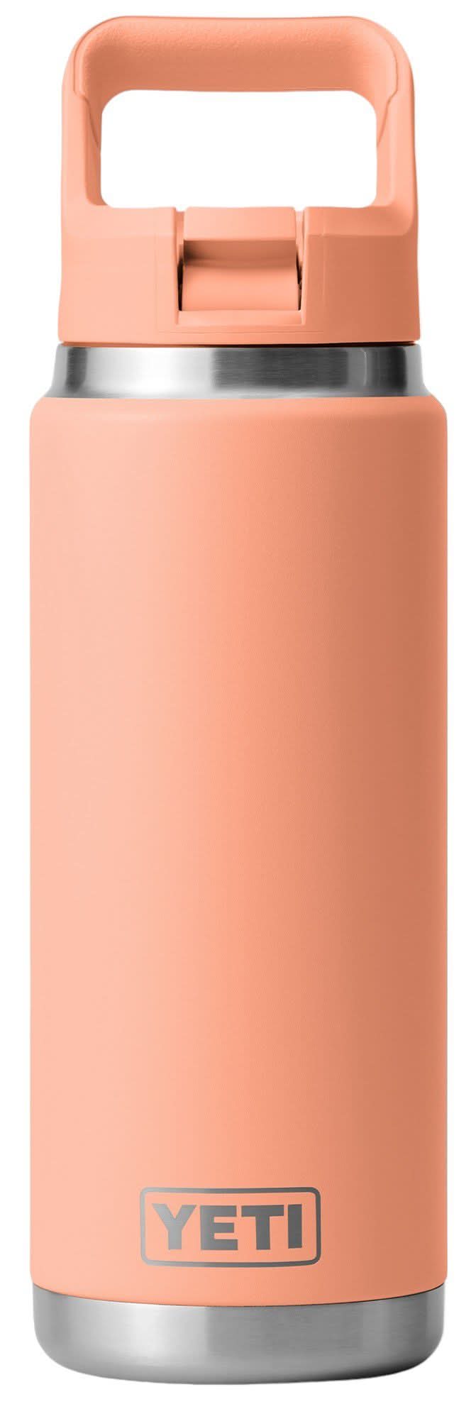 YETI 26 oz. Rambler Bottle with Color-Matched Straw Cap (Lowcountry Peach)