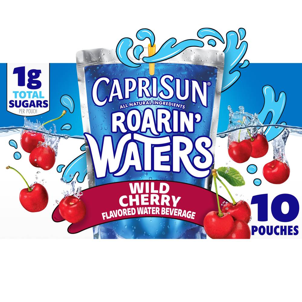 Capri Sun Roarin' Waters Beverage, Wild Cherry (6 fl oz, 10 ct)