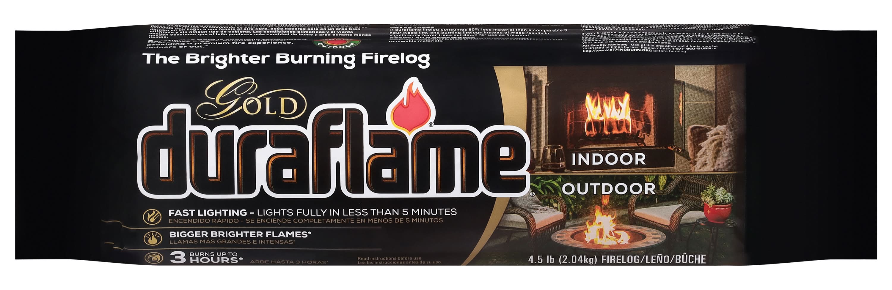 Duraflame Gold 3 Hours Firelog (4.5 lbs)