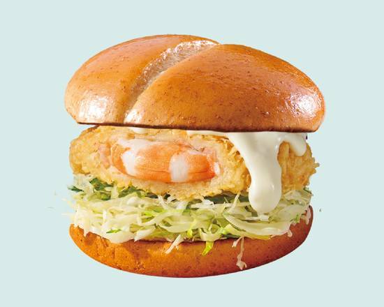 海味蝦排漢堡 American Burger with Shrimp Chop