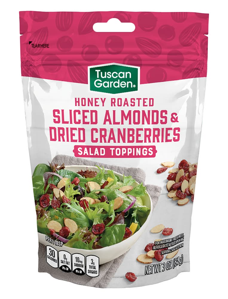 Tuscan Garden Cranberry and Almond Salad Topping