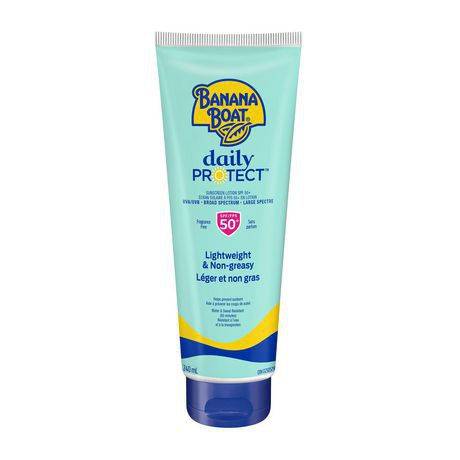 Banana boat lotion écran solaire quotidien fps 50+ daily protect (240ml) - daily protect sunscreen lotion (240 ml)