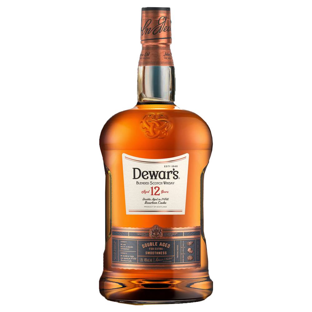 Dewar's Aged 12 Years the Ancestor Blended Scotch Whisky (1.75 L)