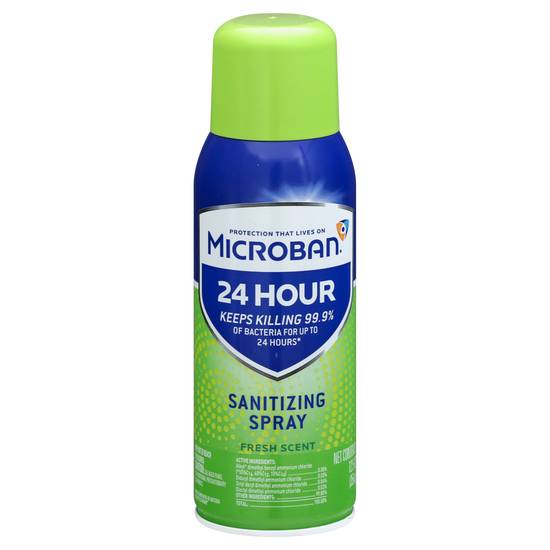 Microban Fresh Scent Sanitizing Spray