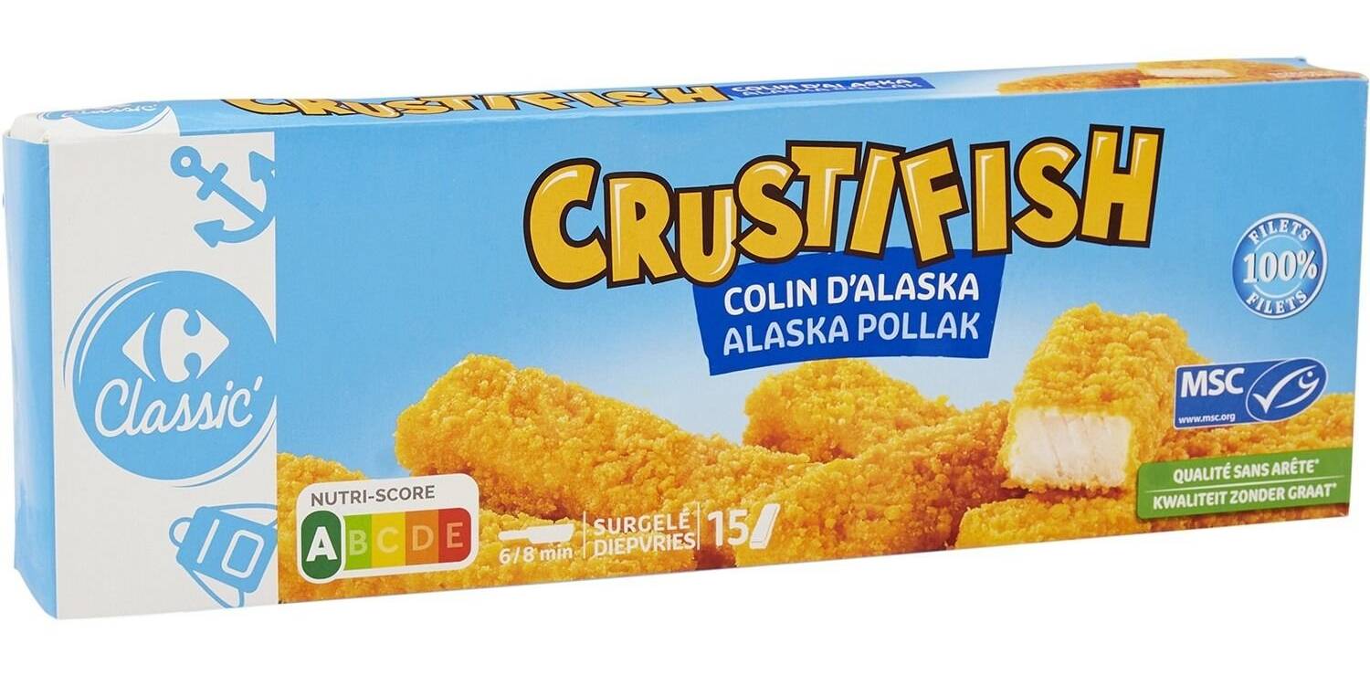 Carrefour Classic' - Crustifish colin d'alaska panés (15)