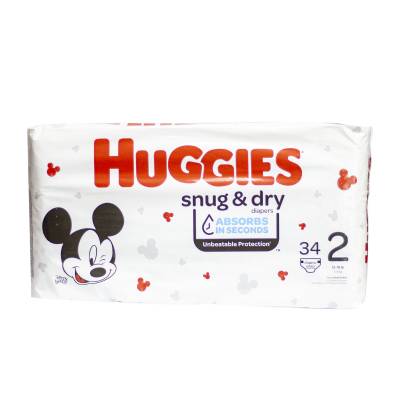 HUGGIES Snug&Dry M Jumbo 34 S2
