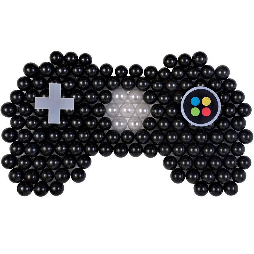Uninflated Air-Filled Game Controller Sculpted Balloon Backdrop Kit