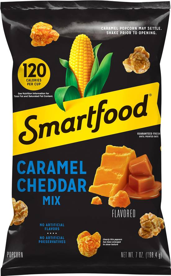 Smartfood Caramel & Cheddar Mix Flavored Popcorn