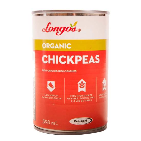 Longo's Organic Chickpeas (398 ml)