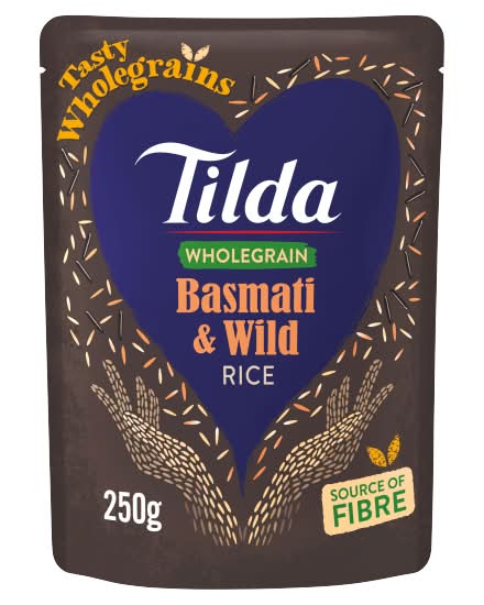 Tilda Wholegrain Basmati & Wild Rice (250g)