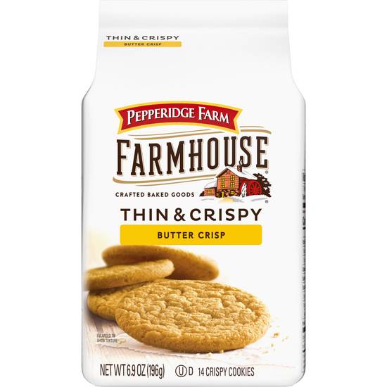 Pepperidge Farm Farmhouse Thin & Crispy Butter Crisp Cookies - 6.9 oz