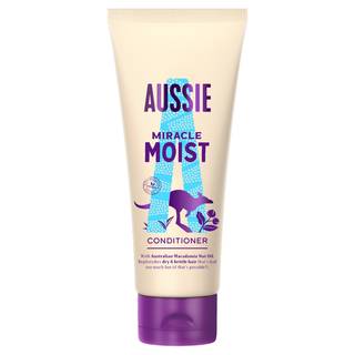 Aussie Miracle Moist Hair Conditioner 200Ml, Moisturising Hair Conditioner