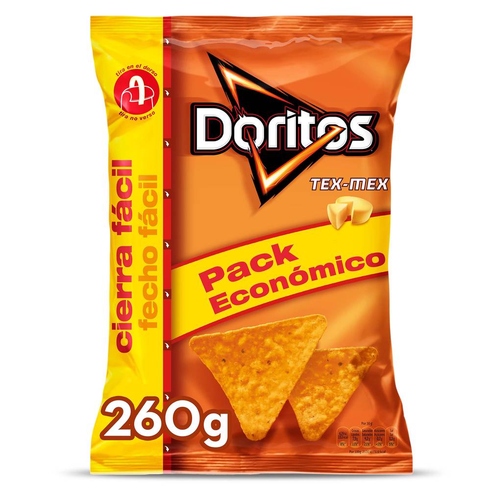 Nachos Sabor A Queso Doritos Bolsa 260 G