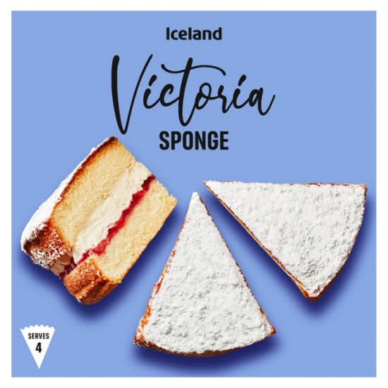 Iceland Victoria Sponge Cake (345g)