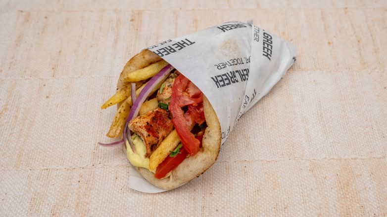 Chicken Souvlaki Wrap