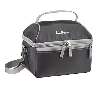L.L.Bean Flip-Top Lunch Box, Black, 203 Oz. (0SUL710000)
