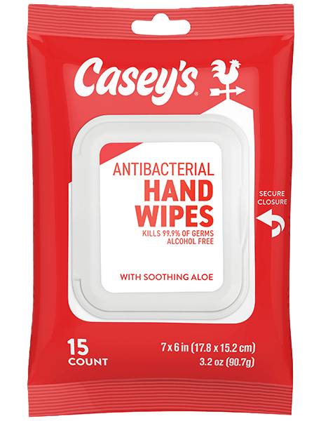 Casey's Sanitizing Wipes 15ct