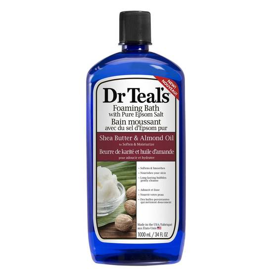 Dr Teal's Shea Butter & Almond Oil Foaming Bath Moisture (1000 ml)