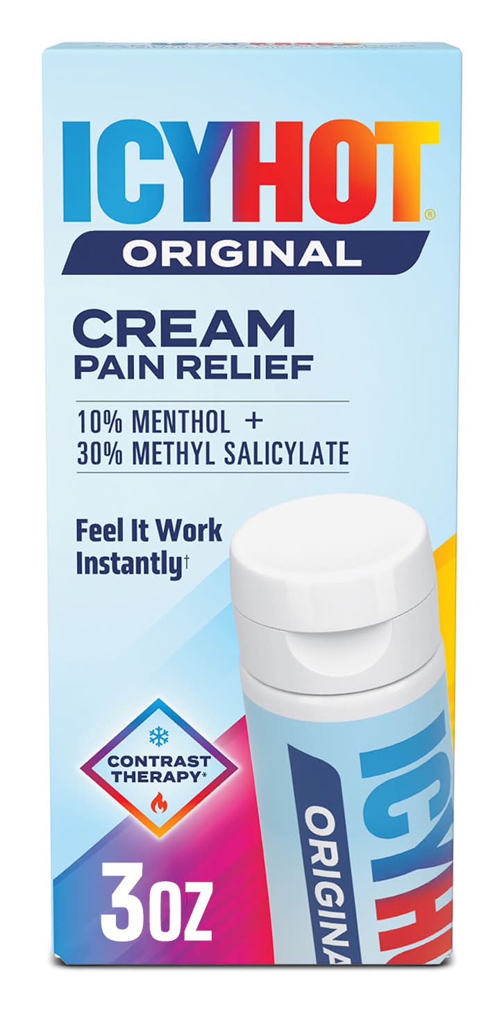 Icy Hot Original Pain Relief Cream (3 oz)