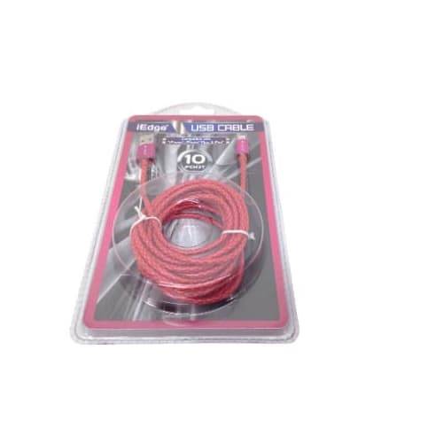 Iedge Iphone 10 Fit Round Usb Cable (1 ct)