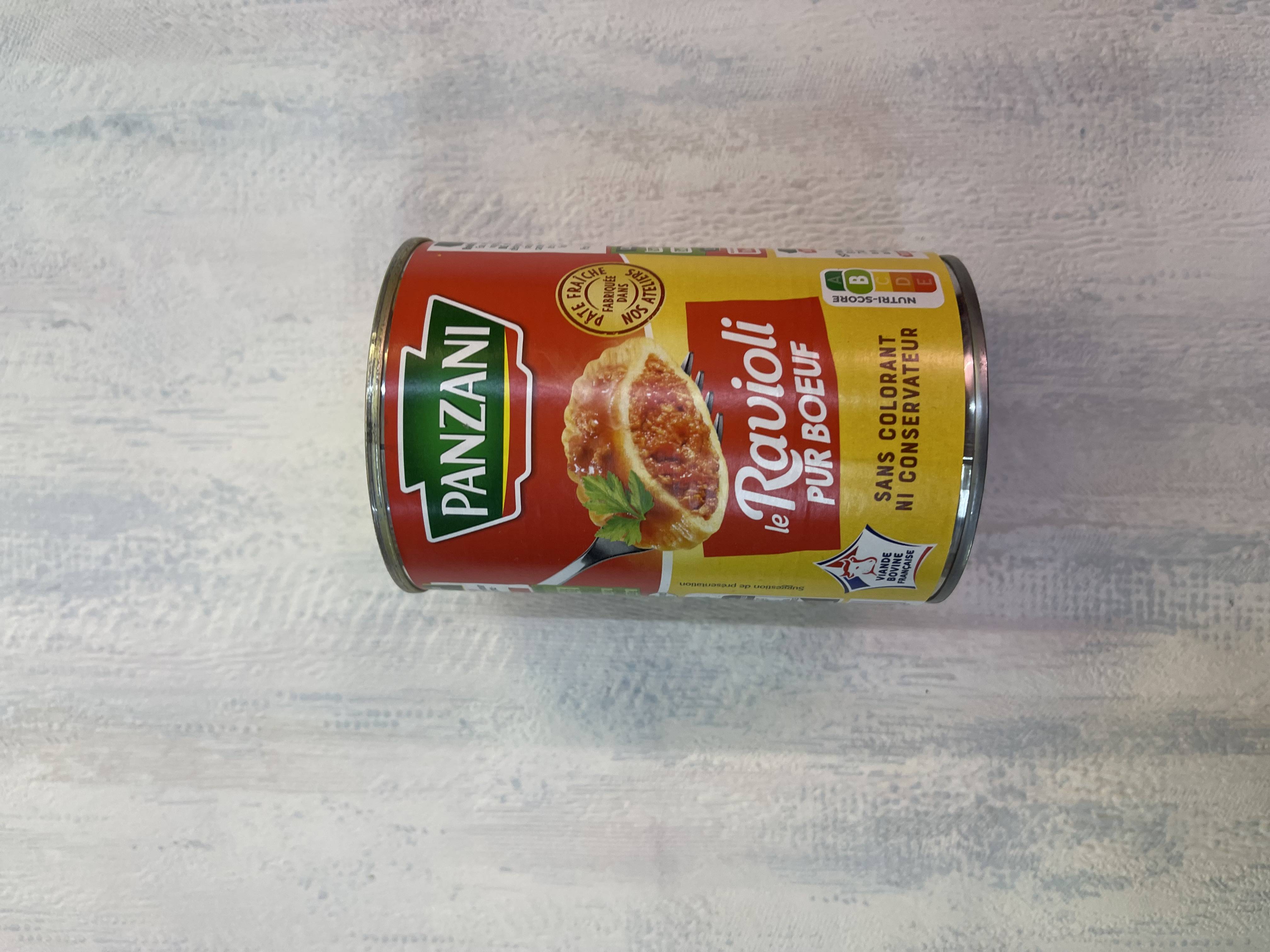 Raviolie  panzani pur boeuf 400g