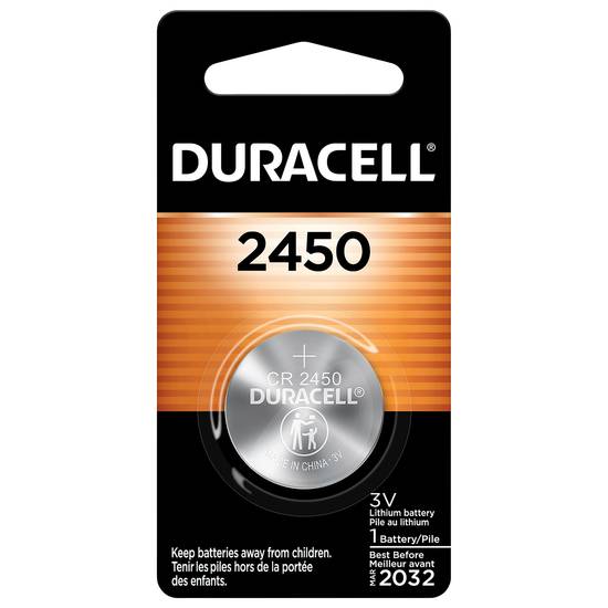 Duracell 2450 3v Lithium Coin Battery
